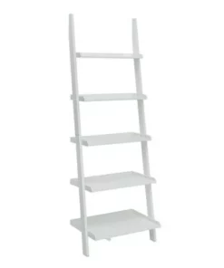 Breighton Home French Country Ladder 72" 5 Shelf Bookshelf - Convenience Concepts White -Bookshelves Sales Shop unnamed file 2466