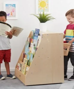 ECR4Kids Birch Book Display Stand with Storage, Wood Shelf Organizer, 5 Shelves & 2 Compartments 20 ECR4Kids Birch Book Display Stand with Storage, Wood Shelf Organizer, 5 Shelves & 2 Compartments -Bookshelves Sales Shop unnamed file 2477