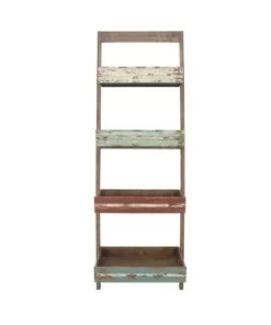70" Wood 4 Shelf Leaning Shelf Book Shelf Brown - Olivia & May -Bookshelves Sales Shop unnamed file 2482