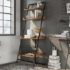 70.86" Humbolt Ladder Display Shelf - HOMES: Inside + Out Light Hickory -Bookshelves Sales Shop unnamed file 2496