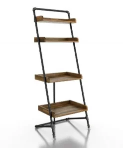 70.86" Humbolt Ladder Display Shelf - HOMES: Inside + Out Light Hickory -Bookshelves Sales Shop unnamed file 2501