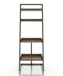 70.86" Humbolt Ladder Display Shelf - HOMES: Inside + Out Light Hickory -Bookshelves Sales Shop unnamed file 2502