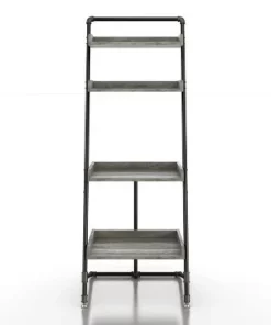 70.86" Humbolt Ladder Display Shelf - HOMES: Inside + Out Light Hickory -Bookshelves Sales Shop unnamed file 2503