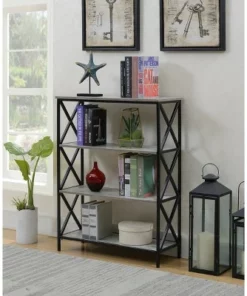 42" Tucson 4 Tier Bookcase Faux Birch - Breighton Home -Bookshelves Sales Shop unnamed file 2507