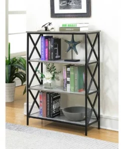 42" Tucson 4 Tier Bookcase Faux Birch - Breighton Home -Bookshelves Sales Shop unnamed file 2508