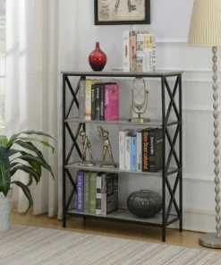 42" Tucson 4 Tier Bookcase Faux Birch - Breighton Home -Bookshelves Sales Shop unnamed file 2509