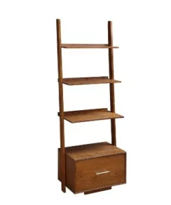 Breighton Home American Heritage Ladder Bookcase with File Drawer - Johar Furniture Black -Bookshelves Sales Shop unnamed file 2521