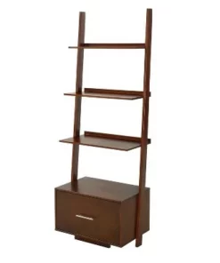 Breighton Home American Heritage Ladder Bookcase with File Drawer - Johar Furniture Black -Bookshelves Sales Shop unnamed file 2525