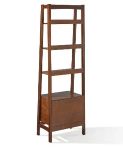 70" Landon Small Bookcase - Crosley White -Bookshelves Sales Shop unnamed file 2533