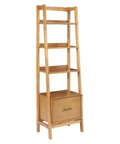 70" Landon Small Bookcase - Crosley White -Bookshelves Sales Shop unnamed file 2536