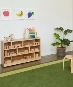 ECR4Kids Birch Medium Cubby Block Storage Unit with Rolling Casters, Kids Mobile Toy Organizer -Bookshelves Sales Shop unnamed file 254