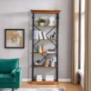 86.5" Juanita 6 Tier Etagere Wood and Metal Open Bookcase Distressed Wood - Danya B. 2 86.5" Juanita 6 Tier Etagere Wood and Metal Open Bookcase Distressed Wood - Danya B. -Bookshelves Sales Shop unnamed file 2562
