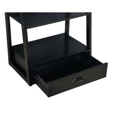 Juncus 5 Tiered Ladder Bookcase - HOMES: Inside + Out Black 6 Juncus 5 Tiered Ladder Bookcase - HOMES: Inside + Out Black - Image 4