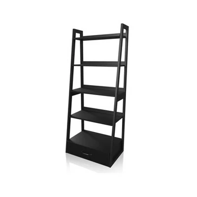 Juncus 5 Tiered Ladder Bookcase - HOMES: Inside + Out Black 7 Juncus 5 Tiered Ladder Bookcase - HOMES: Inside + Out Black - Image 5