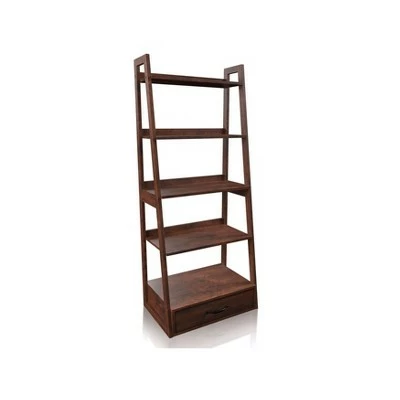 Juncus 5 Tiered Ladder Bookcase - HOMES: Inside + Out Black 8 Juncus 5 Tiered Ladder Bookcase - HOMES: Inside + Out Black - Image 6