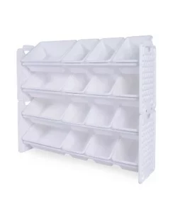 UNiPLAY Toy Organizer With 16 Removable Storage Bins and Block Play Panel, Multi-Size Bin Organizer -Bookshelves Sales Shop unnamed file 260