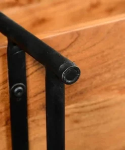 74" 6 Tier Wooden Ladder Storage Bookshelf with Metal Frame Brown/Black - The Urban Port 12 74" 6 Tier Wooden Ladder Storage Bookshelf with Metal Frame Brown/Black - The Urban Port -Bookshelves Sales Shop unnamed file 2631