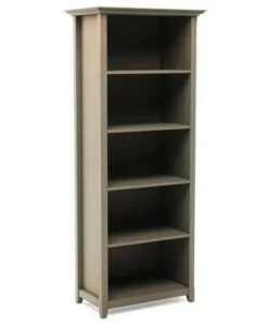 Halifax 5 Shelf Bookshelf - WyndenHall Golden Brown -Bookshelves Sales Shop unnamed file 2652