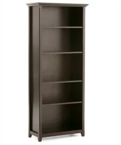 Halifax 5 Shelf Bookshelf - WyndenHall Golden Brown -Bookshelves Sales Shop unnamed file 2654