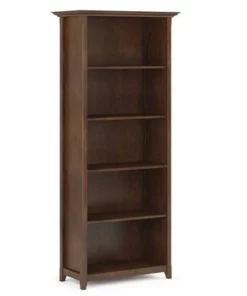 Halifax 5 Shelf Bookshelf - WyndenHall Golden Brown -Bookshelves Sales Shop unnamed file 2657