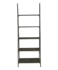 72.25" Hillsboro Ladder Bookcase Gray Wash - OSP Home Furnishings