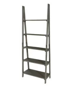 72.25" Hillsboro Ladder Bookcase Gray Wash - OSP Home Furnishings 8 72.25" Hillsboro Ladder Bookcase Gray Wash - OSP Home Furnishings -Bookshelves Sales Shop unnamed file 2660