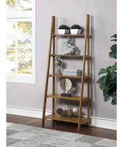 72.25" Bandon Ladder Bookshelf Ginger Brown - OSP Home Furnishings -Bookshelves Sales Shop unnamed file 2664
