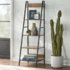 65" Denton Ladder 5 Tier Shelf Walnut/Black - Buylateral -Bookshelves Sales Shop unnamed file 2671