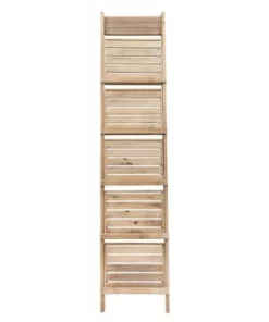 77" Wood/Metal Ladder Shelf Brown - Sagebrook Home -Bookshelves Sales Shop unnamed file 2680