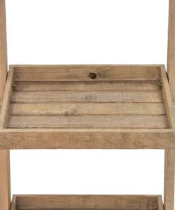 77" Wood/Metal Ladder Shelf Brown - Sagebrook Home -Bookshelves Sales Shop unnamed file 2681