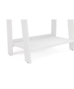 53.14" Lisbon 4 Shelf Bookshelf White - Chique