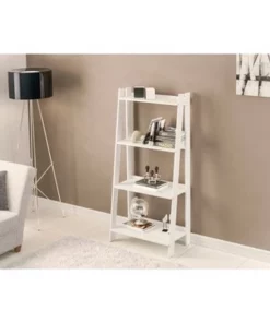 53.14" Lisbon 4 Shelf Bookshelf White - Chique 6 53.14" Lisbon 4 Shelf Bookshelf White - Chique -Bookshelves Sales Shop unnamed file 2684