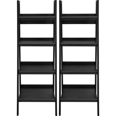 Viewfield 4 Shelf Ladder Bookcase Bundle - Room & Joy Light Gray 5 Viewfield 4 Shelf Ladder Bookcase Bundle - Room & Joy Light Gray - Image 3