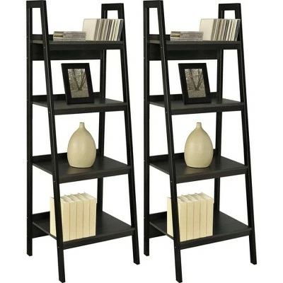 Viewfield 4 Shelf Ladder Bookcase Bundle - Room & Joy Light Gray 9 Viewfield 4 Shelf Ladder Bookcase Bundle - Room & Joy Light Gray - Image 7