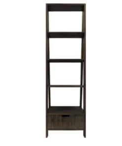 4 Shelf Wooden Ladder Bookcase with Bottom Drawer - The Urban Port White 12 4 Shelf Wooden Ladder Bookcase with Bottom Drawer - The Urban Port White -Bookshelves Sales Shop unnamed file 2698