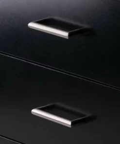 69.36" Bellamy Leaning Shelf with Storage Black - Winsome -Bookshelves Sales Shop unnamed file 2706