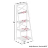 Lavish Home 4-Tier Ladder Bookshelf with X-Back Frame – Freestanding Bookcase, White 2 Lavish Home 4-Tier Ladder Bookshelf with X-Back Frame – Freestanding Bookcase, White -Bookshelves Sales Shop unnamed file 2726