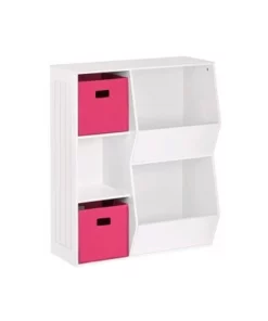 3pc Kids' Floor Cabinet with 2 Bins Set - RiverRidge Home White/hot Pink 18 3pc Kids' Floor Cabinet with 2 Bins Set - RiverRidge Home White/hot Pink -Bookshelves Sales Shop unnamed file 274