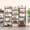 HOMCOM 5-Tier Industrial Look Bookshelf with Open Storage Display Rack Metal Frame for Home Office Walnut 2 HOMCOM 5-Tier Industrial Look Bookshelf with Open Storage Display Rack Metal Frame for Home Office Walnut -Bookshelves Sales Shop unnamed file 2799