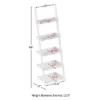 Lavish Home 5-Tier Ladder Bookshelf - Leaning Decorative Shelves, White 2 Lavish Home 5-Tier Ladder Bookshelf - Leaning Decorative Shelves, White -Bookshelves Sales Shop unnamed file 2806
