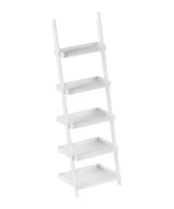 Lavish Home 5-Tier Ladder Bookshelf - Leaning Decorative Shelves, White 14 Lavish Home 5-Tier Ladder Bookshelf - Leaning Decorative Shelves, White -Bookshelves Sales Shop unnamed file 2811