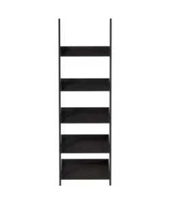 Lavish Home 5-Tier Ladder Bookshelf - Leaning Decorative Shelves, Black 15 Lavish Home 5-Tier Ladder Bookshelf - Leaning Decorative Shelves, Black -Bookshelves Sales Shop unnamed file 2819