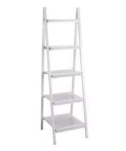 Wood Ladder Leaning Bookshelf - Olivia & May Turquoise 11 Wood Ladder Leaning Bookshelf - Olivia & May Turquoise -Bookshelves Sales Shop unnamed file 2832