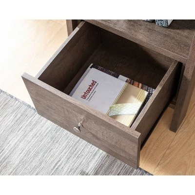 71" Graci 5 Shelf with 1 Drawer Bookcase Walnut Oak - miBasics 7 71" Graci 5 Shelf with 1 Drawer Bookcase Walnut Oak - miBasics - Image 5