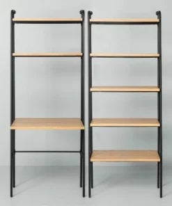 Hearth & Hand W/Magnolia Furniture Wood & Wire Ladder Bookshelf - Hearth & Hand™ with Magnolia -Bookshelves Sales Shop unnamed file 2847