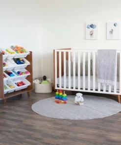 Morgan Mid-Century 12 Bin Toy Storage Wood/White - Humble Crew -Bookshelves Sales Shop unnamed file 289