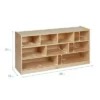 ECR4Kids Building Block Storage Cart - 9-Cubby Birch Cabinet on Casters, 48" H -Bookshelves Sales Shop unnamed file 290