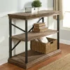 36.25" Archer Ridge Three Tier Bookcase Brown/Black - Stylecraft -Bookshelves Sales Shop unnamed file 2904