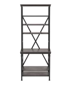 78" Lairg Bookcase - miBasics Antique White/black -Bookshelves Sales Shop unnamed file 2912