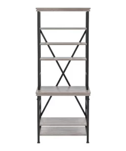 78" Lairg Bookcase - miBasics Antique White/black -Bookshelves Sales Shop unnamed file 2914